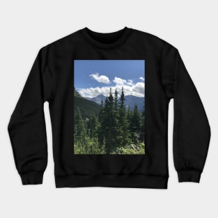 Pine Trees in the Mountains Crewneck Sweatshirt